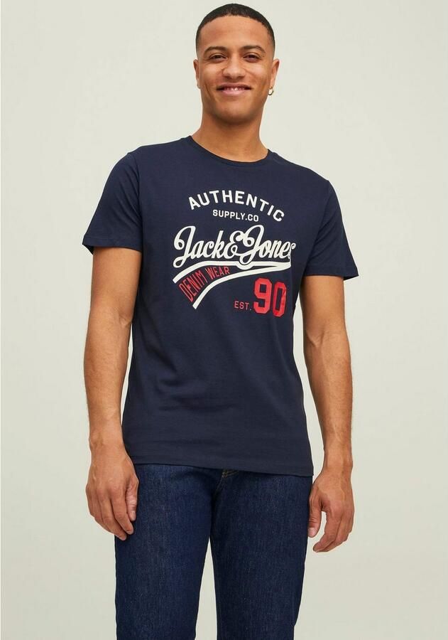 Jack & Jones Shirt met ronde hals JJETHAN TEE SS CREW NECK 3PK MP NOOS (3-delig Set van 3) - Foto 10