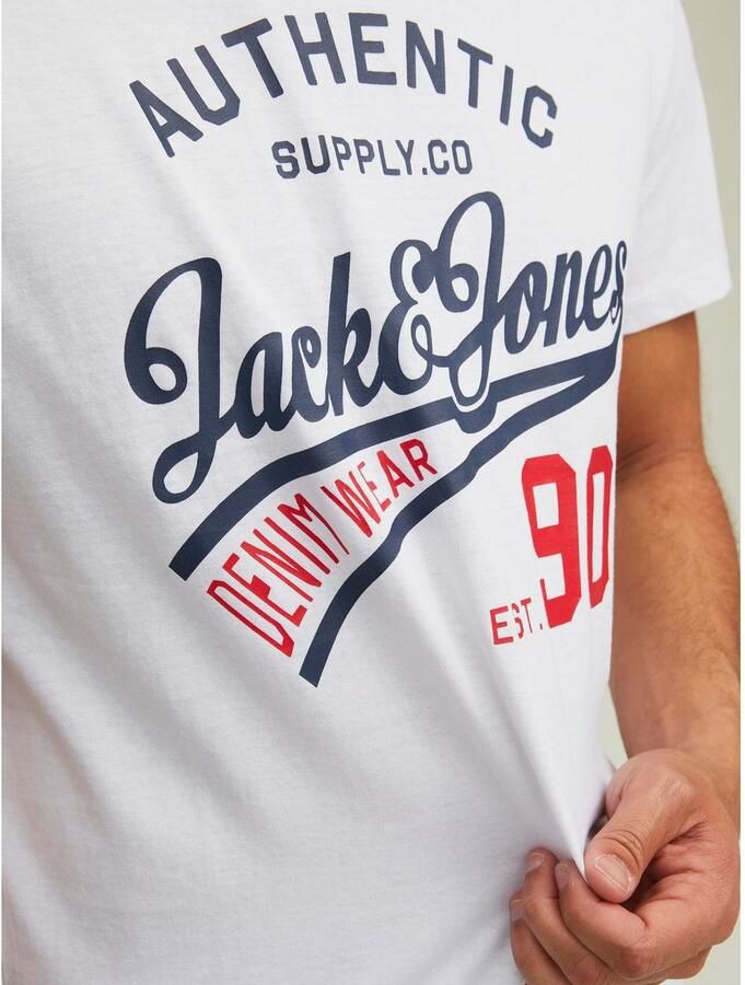 Jack & Jones Shirt met ronde hals JJETHAN TEE SS CREW NECK 3PK MP NOOS (3-delig Set van 3) - Foto 5
