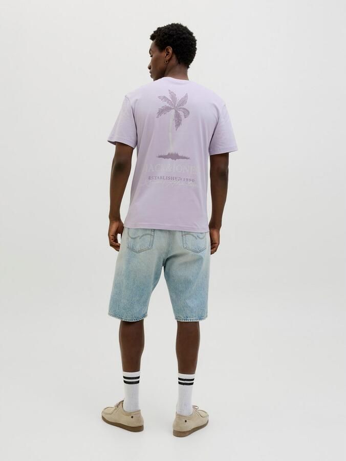 Jack & Jones Shirt met ronde hals JJSUMMER VIBES TEE SS CREW NECK LN - Foto 5