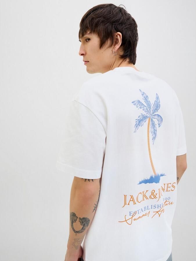 Jack & Jones Shirt met ronde hals JJSUMMER VIBES TEE SS CREW NECK LN - Foto 7