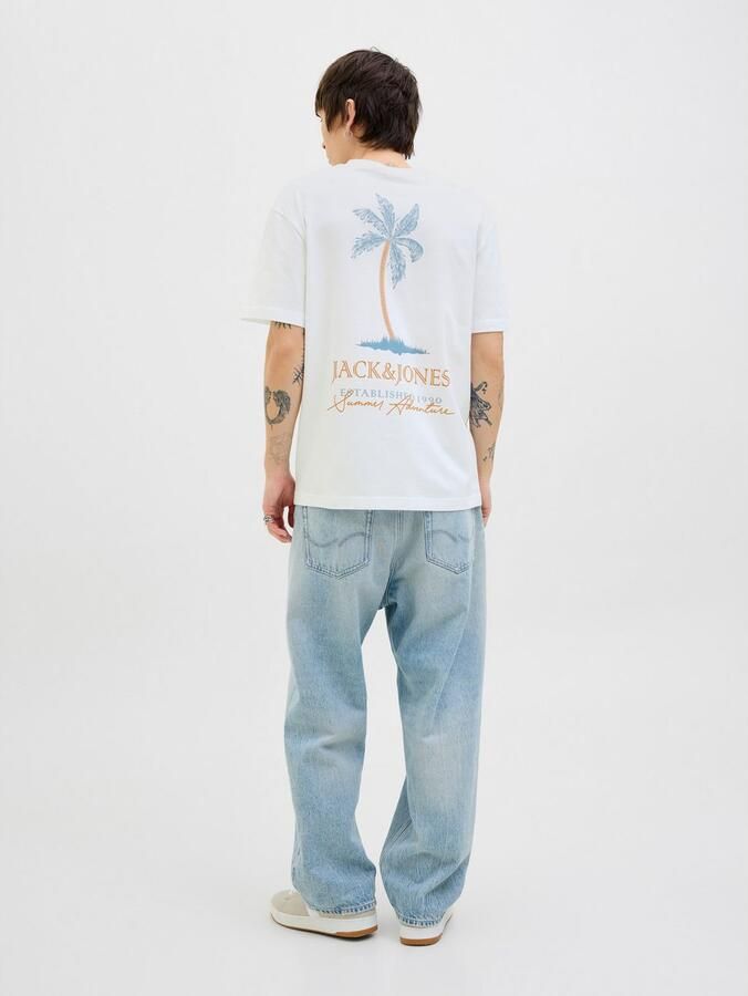 Jack & Jones Shirt met ronde hals JJSUMMER VIBES TEE SS CREW NECK LN - Foto 6