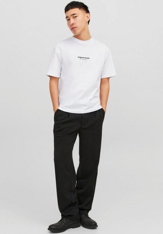 JACK & JONES ORIGINALS oversized T-shirt JORVESTERBRO met printopdruk wit - Foto 6