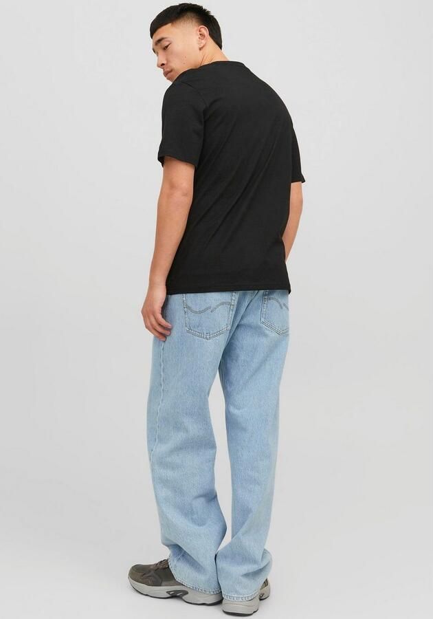 JACK & JONES ORIGINALS oversized T-shirt JORVESTERBRO met printopdruk zwart - Foto 7