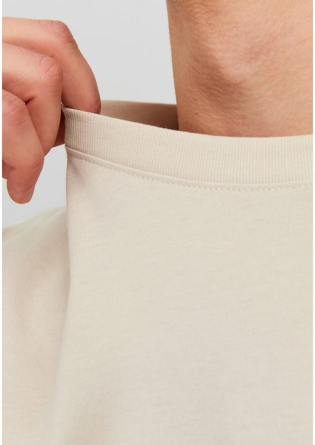 JACK & JONES ORIGINALS oversized T-shirt JORVESTERBRO met printopdruk grijs - Foto 3