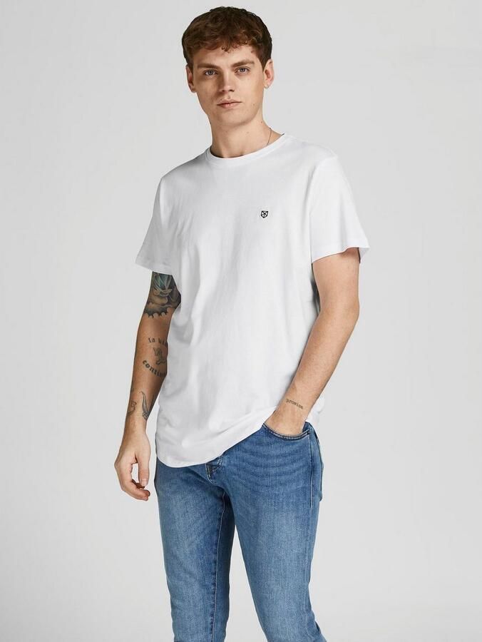 Jack & Jones Shirt met ronde hals JPRBLABRODY in 5-pack met logo print ronde hals en ademend (5-delig Set van 5) - Foto 5