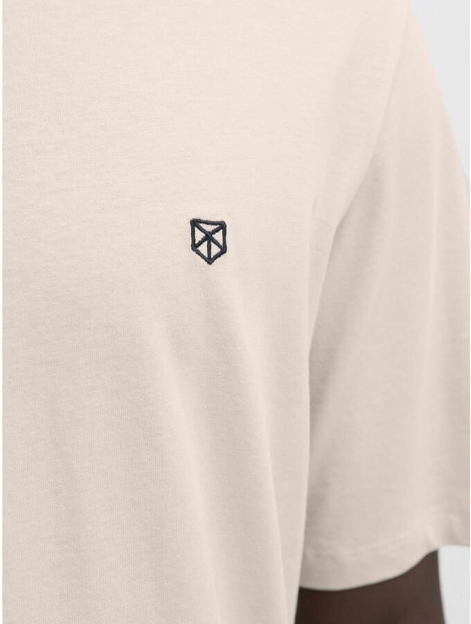 JACK & JONES PREMIUM T-shirt (set van 5) Moonbeam+PetrolBlue+DarkBrown+DarkOlive+Bor - Foto 4