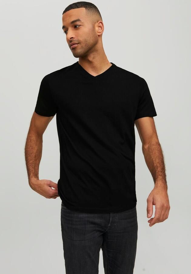 Jack & Jones Shirt met V-hals JJEORGANIC met V-hals casual te combineren ideaal voor dagelijks gebruik - Foto 8