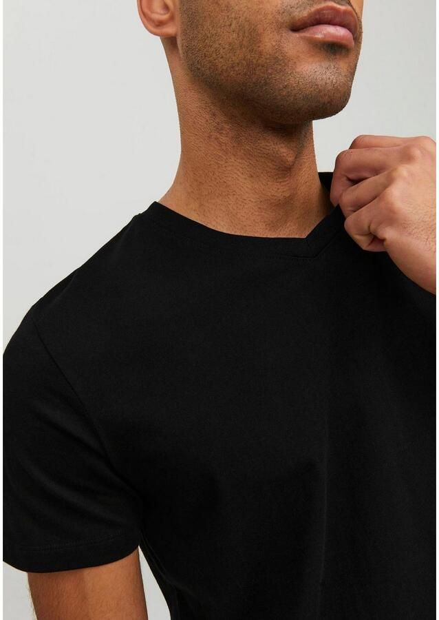 Jack & Jones Shirt met V-hals JJEORGANIC met V-hals casual te combineren ideaal voor dagelijks gebruik - Foto 3