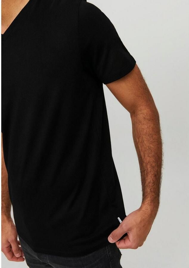 Jack & Jones Shirt met V-hals JJEORGANIC met V-hals casual te combineren ideaal voor dagelijks gebruik - Foto 4
