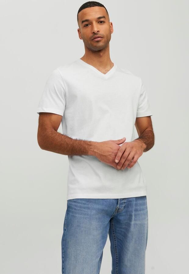 Jack & Jones Shirt met V-hals JJEORGANIC met V-hals casual te combineren ideaal voor dagelijks gebruik - Foto 6