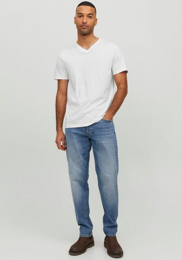 Jack & Jones Shirt met V-hals JJEORGANIC met V-hals casual te combineren ideaal voor dagelijks gebruik - Foto 4