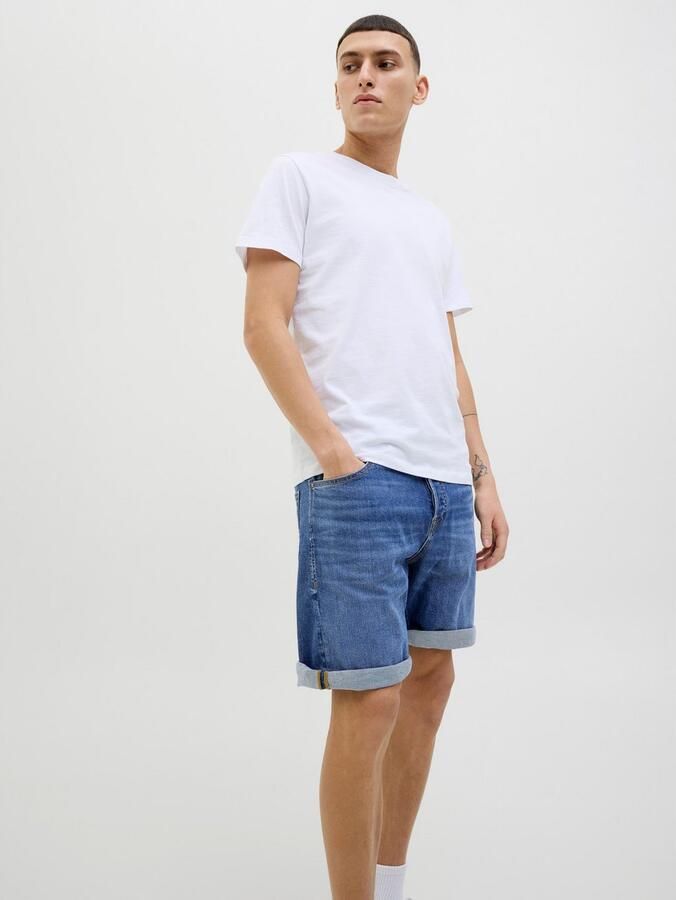 JACK & JONES JEANS INTELLIGENCE denim regular short JJIRICK JJIORIGINAL blue denim - Foto 3