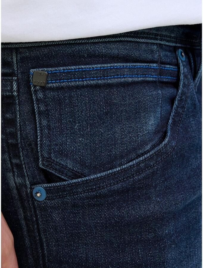 JACK & JONES JEANS INTELLIGENCE denim regular short dark blue denim - Foto 2