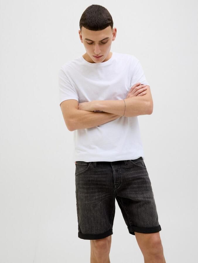 Jack & jones Korte regular fit jeans in 5-pocketmodel model 'RICK' - Foto 4