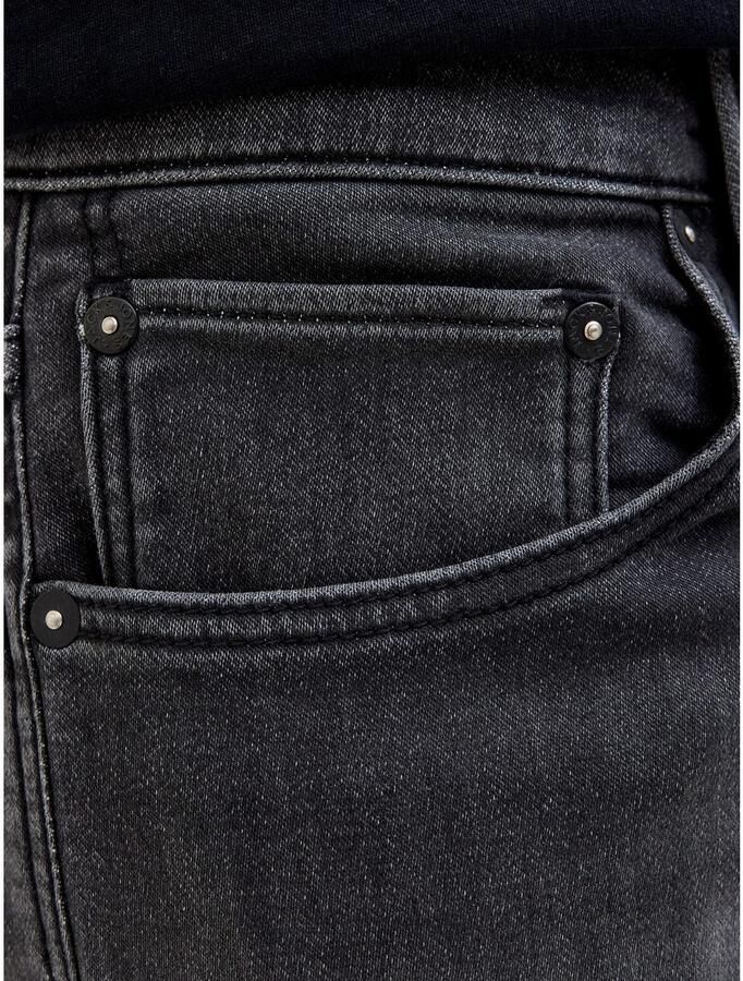 JACK & JONES JEANS INTELLIGENCE regular bermuda short JJIRICK JJICON black denim - Foto 2