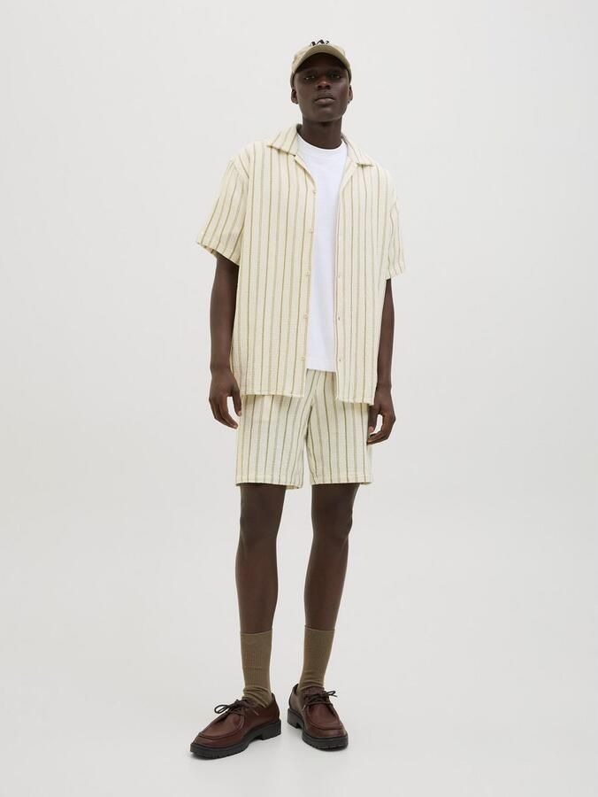 Jack & jones Regular fit korte broek met structuurmotief model 'JAIDEN COBA' - Foto 5