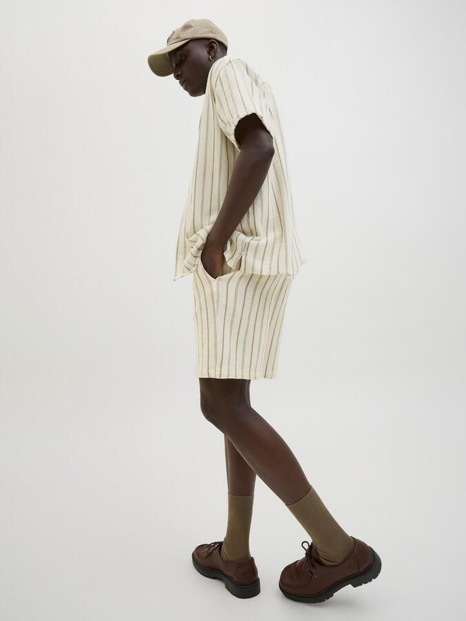 Jack & jones Regular fit korte broek met structuurmotief model 'JAIDEN COBA' - Foto 7