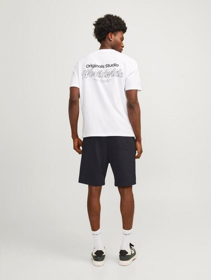 JACK & JONES PANTS STUDIO loose fit short JPSTKANE met logo black - Foto 4