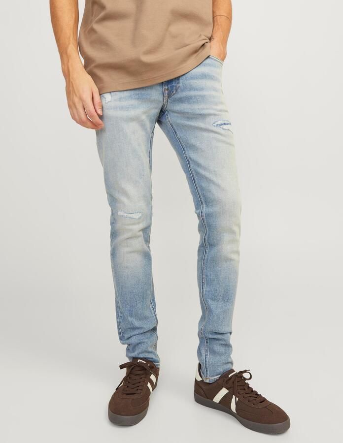 JACK & JONES JEANS INTELLIGENCE skinny jeans JJILIAM JJCOLE ge 672 sn medium blue - Foto 8