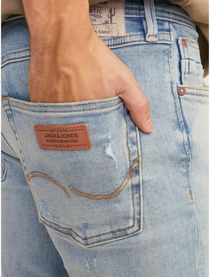 JACK & JONES JEANS INTELLIGENCE skinny jeans JJILIAM JJCOLE ge 672 sn medium blue