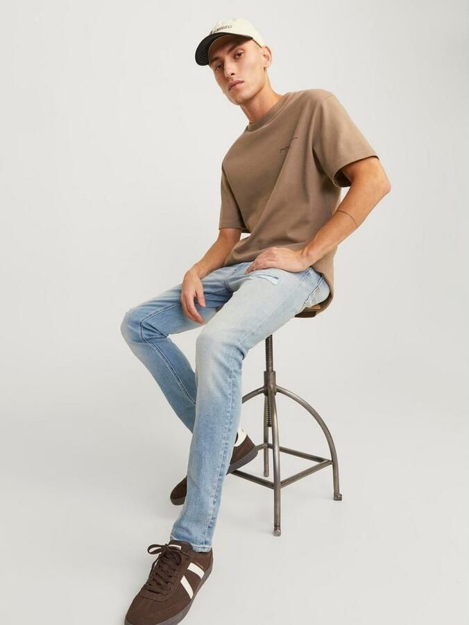 JACK & JONES JEANS INTELLIGENCE skinny jeans JJILIAM JJCOLE ge 672 sn medium blue - Foto 4