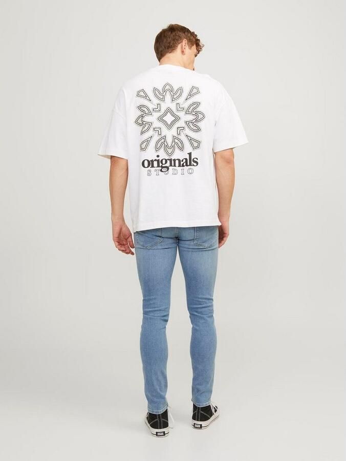 JACK & JONES JEANS INTELLIGENCE skinny jeans JJILIAM JJEVAN 594 sn blue denim - Foto 4