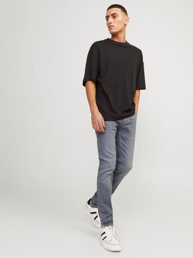JACK & JONES JEANS INTELLIGENCE skinny jeans JJILIAM JJEVAN grey denim 694 lid sn - Foto 3