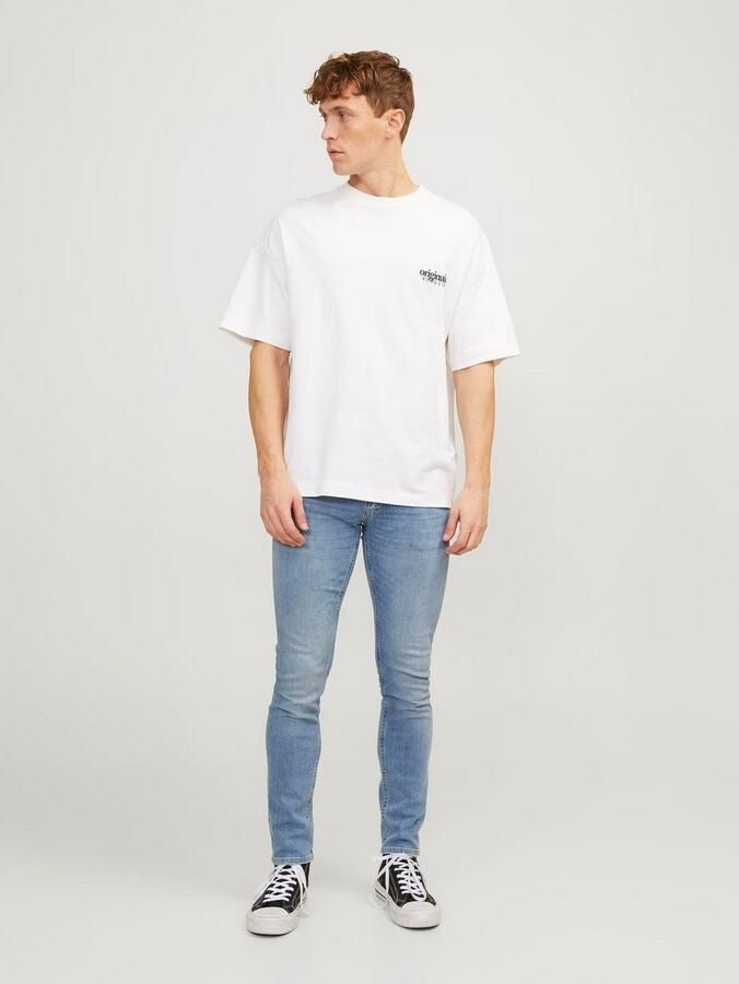 JACK & JONES JEANS INTELLIGENCE skinny jeans JJILIAM JJEVAN 594 sn blue denim - Foto 3