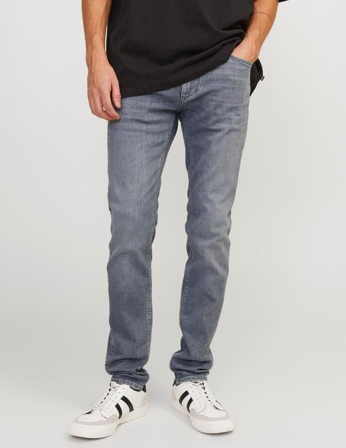 JACK & JONES JEANS INTELLIGENCE skinny jeans JJILIAM JJEVAN grey denim 694 lid sn