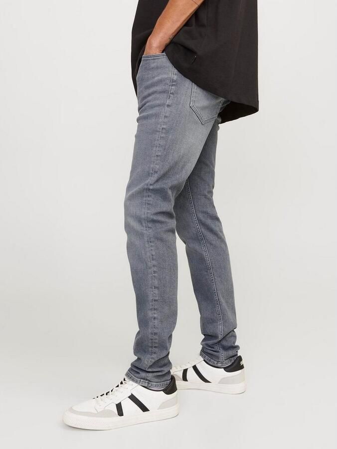 JACK & JONES JEANS INTELLIGENCE skinny jeans JJILIAM JJEVAN grey denim 694 lid sn - Foto 5
