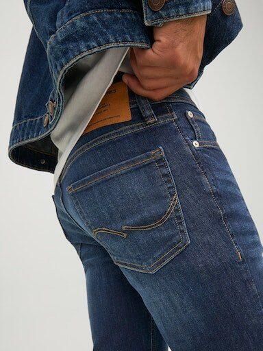 JACK & JONES JEANS INTELLIGENCE JJILIAM skinny jeans blue denim - Foto 16