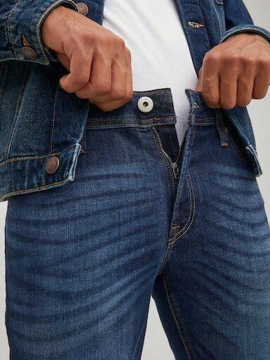 JACK & JONES JEANS INTELLIGENCE JJILIAM skinny jeans blue denim - Foto 16