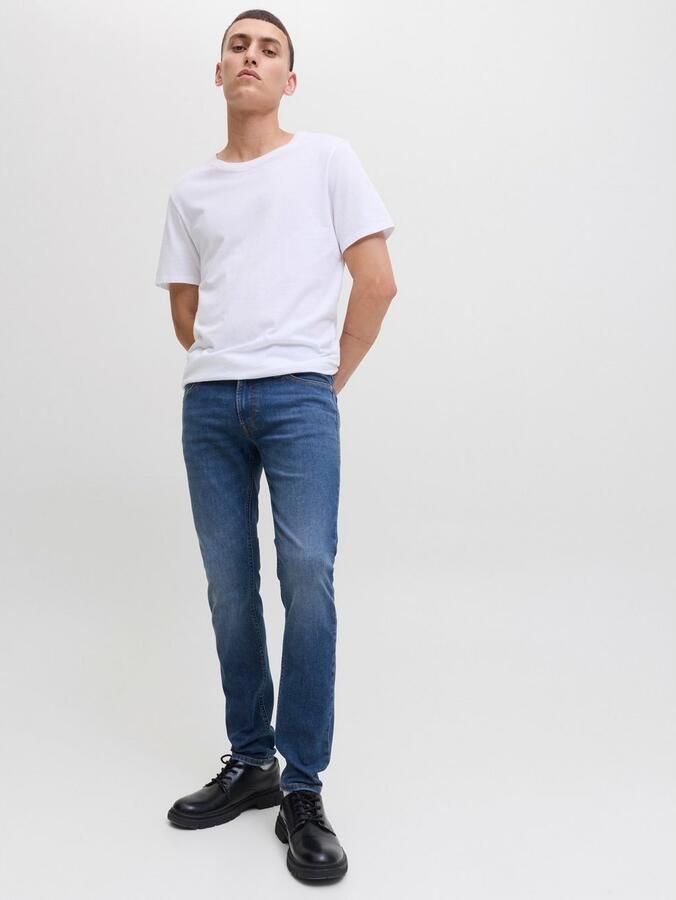 JACK & JONES JEANS INTELLIGENCE JJILIAM JJORIGINAL skinny jeans blue denim - Foto 8