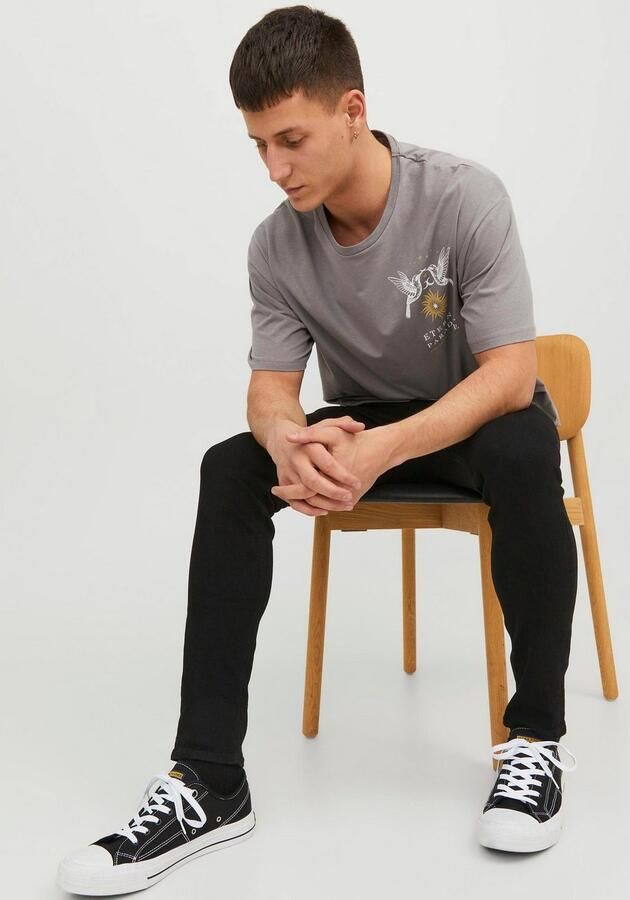 Jack & Jones Skinny fit jeans JJILIAM Skinny jeans met used-wassing voor slank silhouet - Foto 6