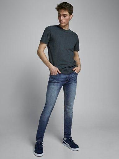 Jack & Jones Skinny fit jeans JJILIAM Skinny jeans met used-wassing voor slank silhouet - Foto 11