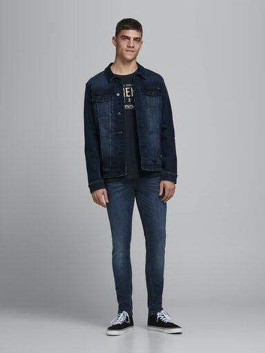 Jack & Jones Skinny fit jeans JJILIAM Skinny jeans met used-wassing voor slank silhouet - Foto 9