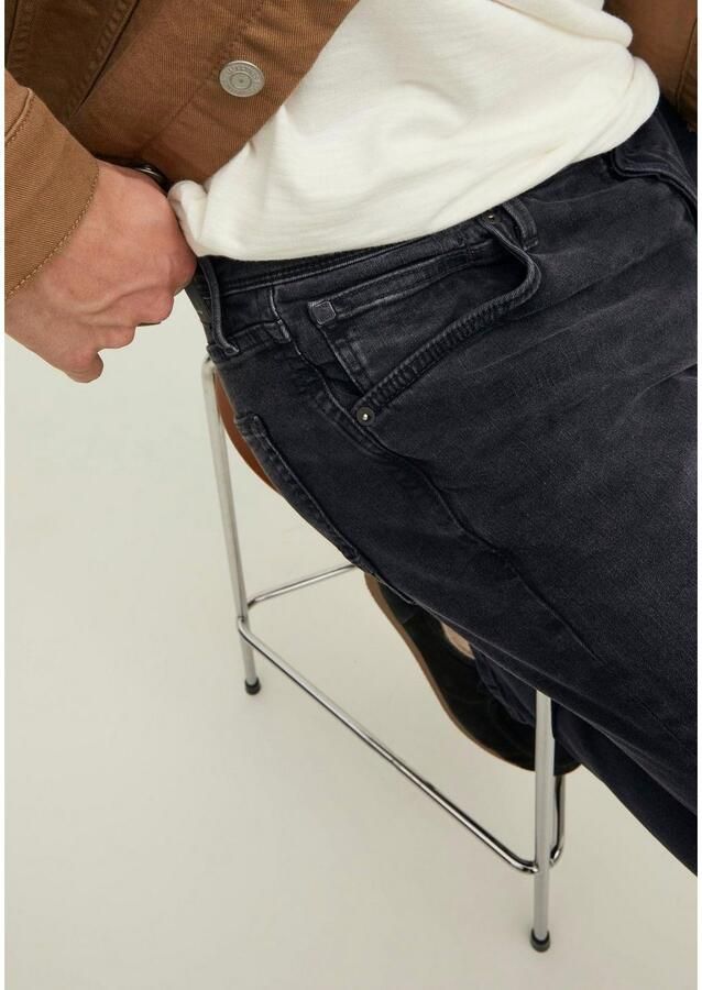 Jack & Jones Slim fit jeans JJIGLENN – Jeans met riemlussen en used-wassing - Foto 2