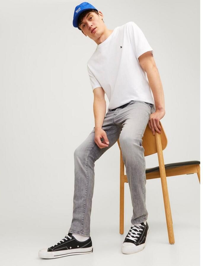 Jack & Jones Slim fit jeans JJIGLENN – Jeans met stretch lage taille en zakken - Foto 3