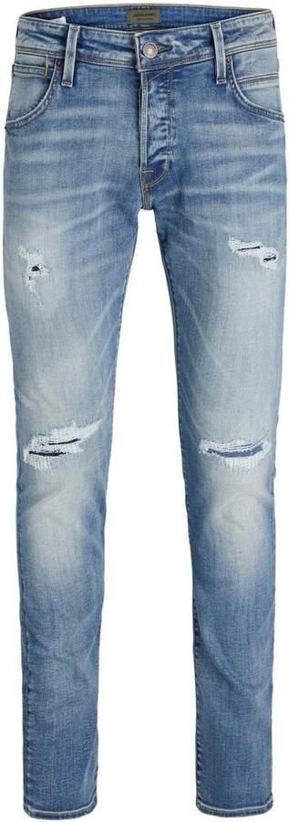 Jack & Jones Slim fit jeans JJIGLENN – Jeans met stretch lage taille en zakken - Foto 6