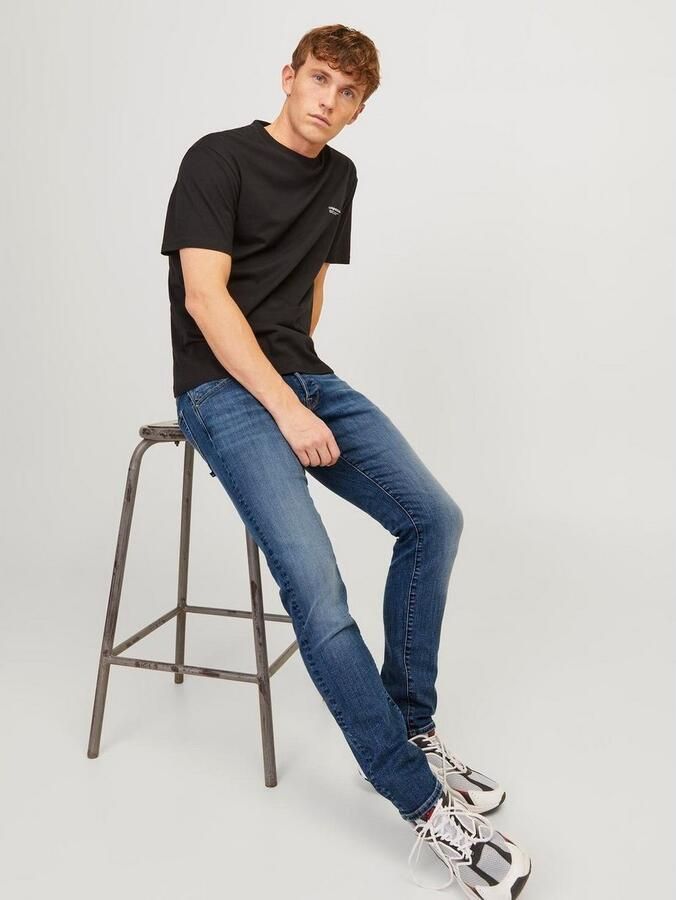 JACK & JONES JEANS INTELLIGENCE slim fit jeans JJIGLENN JJORIGINAL ra 094 blue denim - Foto 7