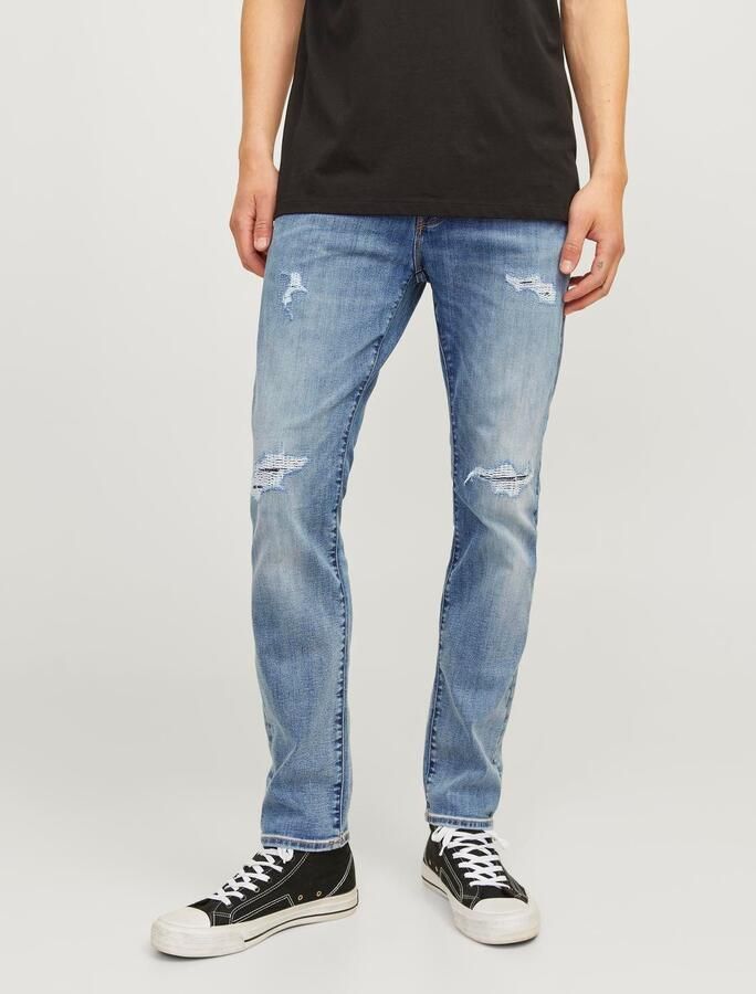 Jack & Jones Slim fit jeans JJIGLENN – Jeans met stretch lage taille en zakken - Foto 2