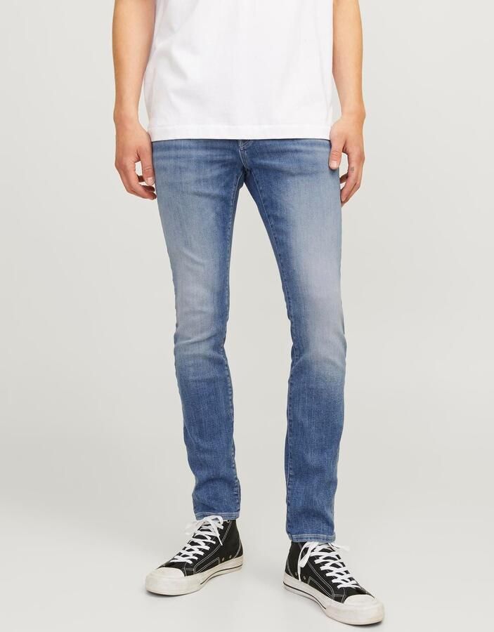 Jack & Jones Slim fit jeans JJIGLENN – Jeans met stretch lage taille en zakken - Foto 3