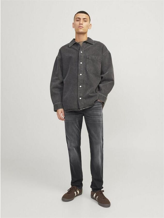 Jack & Jones Slim fit jeans JJIGLENN – Jeans met stretch lage taille en zakken - Foto 3