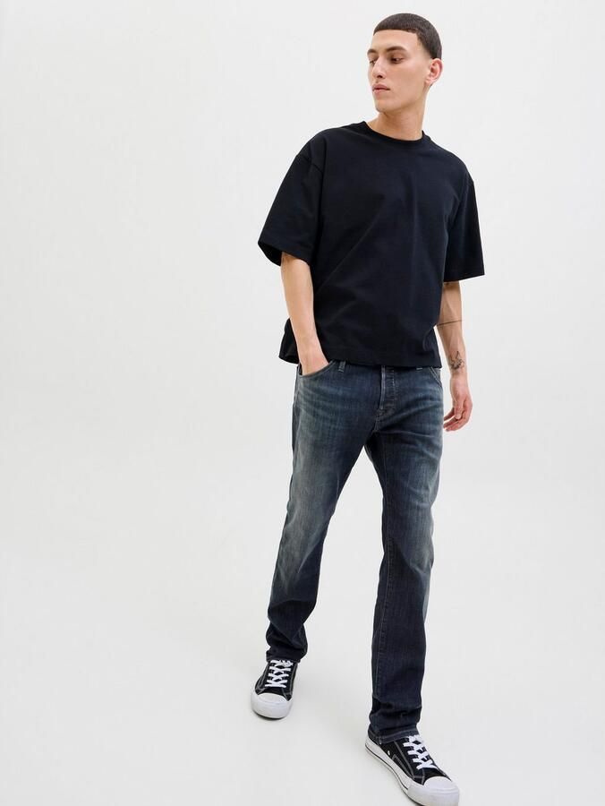 Jack & Jones Slim fit jeans JJIGLENN – Jeans met stretch lage taille en zakken - Foto 5
