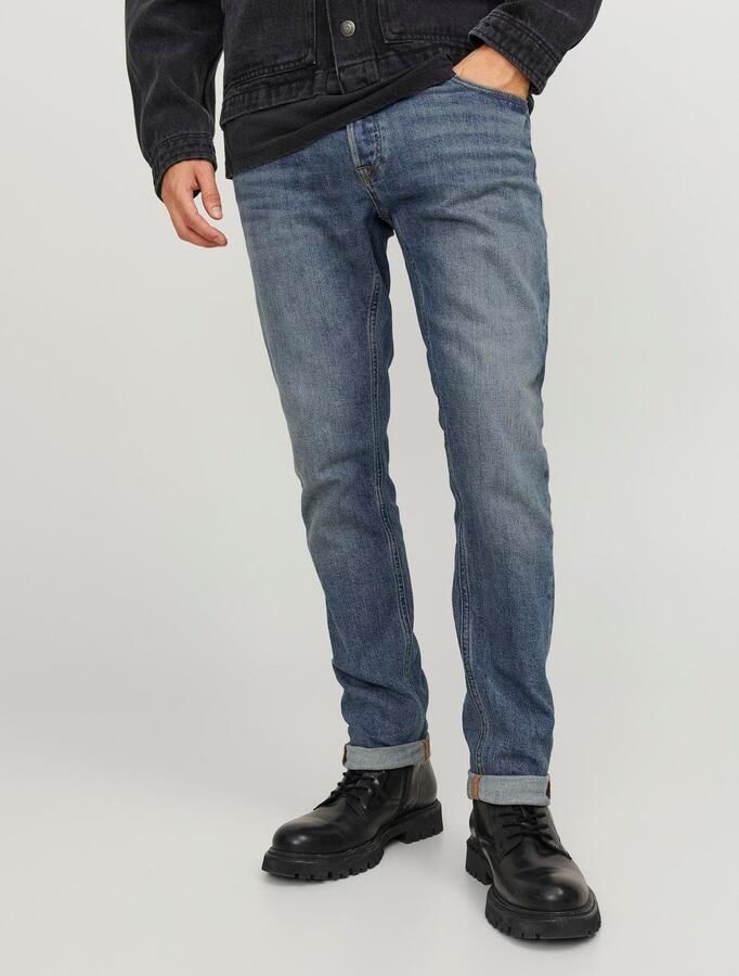 JACK & JONES JEANS INTELLIGENCE slim fit jeans JJIGLENN JJCOLE am 271 blue denim - Foto 8