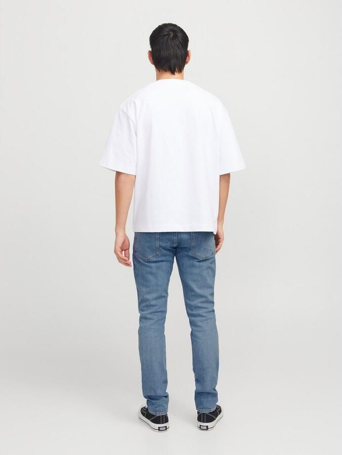 JACK & JONES JEANS INTELLIGENCE JJIGLENN JJEVAN slim fit jeans blue denim - Foto 4