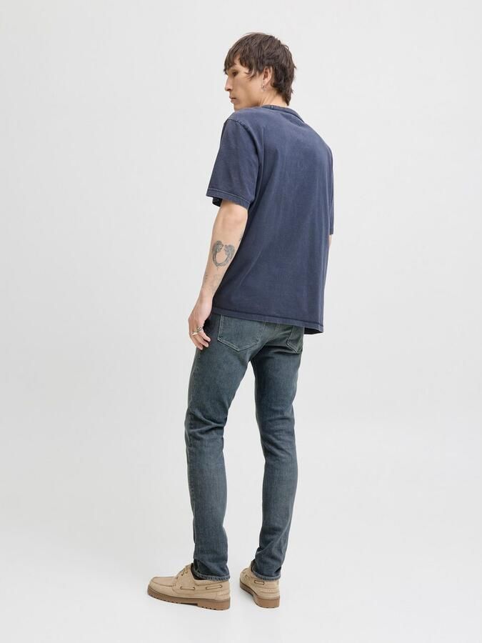 JACK & JONES JEANS INTELLIGENCE JJIGLENN JJFELIX slim fit jeans grey denim - Foto 8