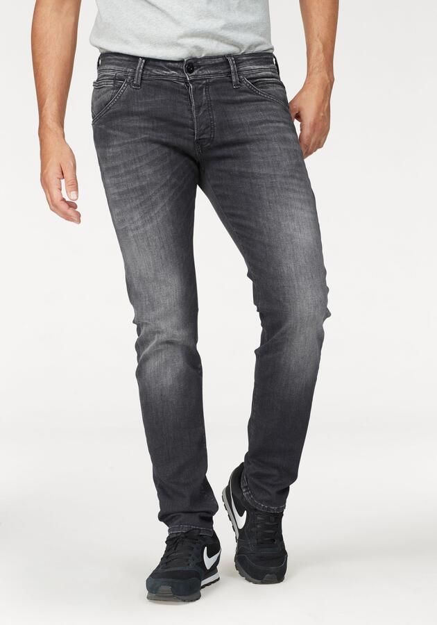 JACK & JONES JEANS INTELLIGENCE slim fit jeans JJIGLENN JJFOX Grey denim - Foto 9