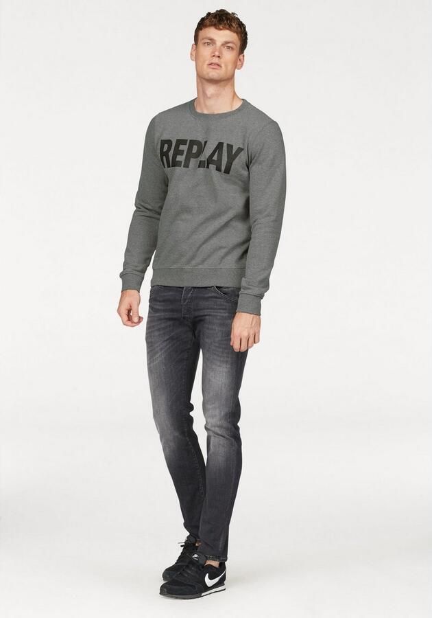 JACK & JONES JEANS INTELLIGENCE slim fit jeans JJIGLENN JJFOX Grey denim - Foto 7