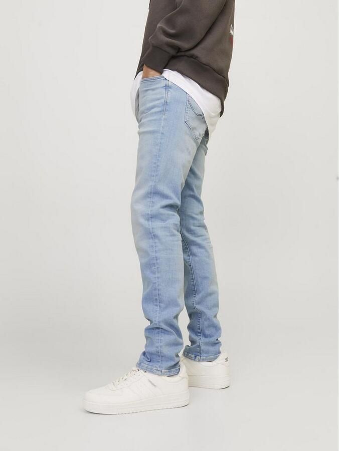 JACK & JONES JEANS INTELLIGENCE slim fit jeans JJIGLENN blue denim - Foto 9